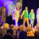Beim nunmehr zwölften von Reifen Stiebling präsentierten Event in Herne sind die vier auftretenden Comedians (von links) Abdelkarim Zemhoute, Rene Steinberg, Hans-Hermann Thielke und Mirja Boes genauso wie Moderator Helmut Sanftenschneider mit ordentlich Applaus für ihre Darbietungen belohnt worden (Bild: Reifen Stiebling)