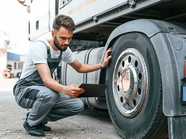 Anyline bringt den nach eigenen Worten „branchenweit ersten Reifenprofilscanner für Nutzfahrzeuge“ an den Start, für den Flotten-/Werkstattverantwortliche lediglich ein mit Kamera ausgestattetes gängiges Smartphone oder Mobilgerät benötigen (Bild: Anyline GmbH)