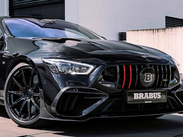 Seinen 2,4 Tonnen schweren und bei 316 km/h elektronisch abgeregelten V8-Supersportler bereift Brabus mit dem „SportContact 7“ (Bild: Continental)