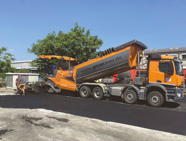 Gummiasphalt Kurz klein