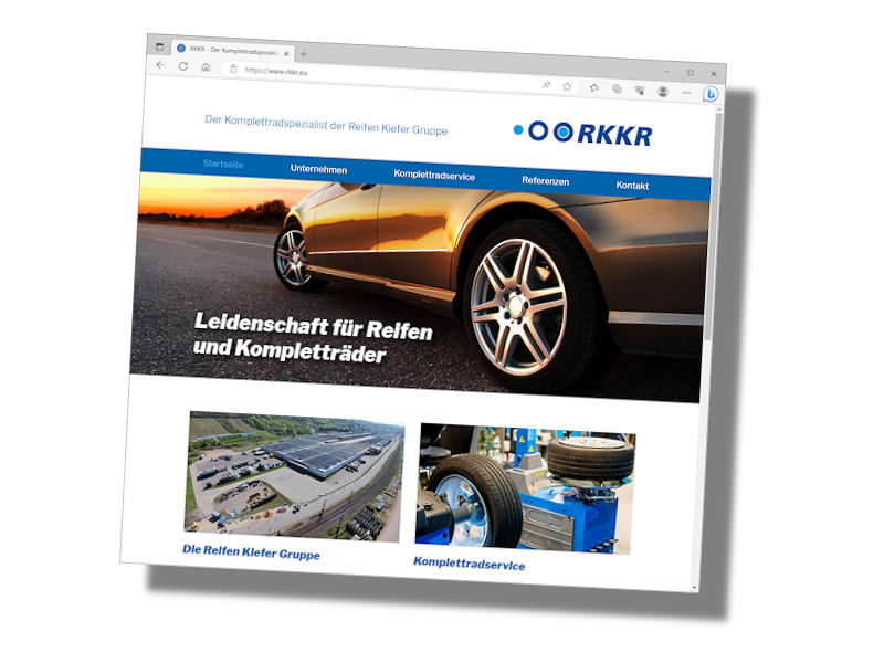 Bei dem aus der Reifen-Kiefer-Gruppe gegründeten und auf die Komplettradfertigung für Automobilhersteller, Leasingunternehmen, Importeure und Großkunden spezialisierte Unternehmen RKKR ist die Sanierung unter Erhalt aller Arbeitsplätze gelungen (Bild: Screenshot)