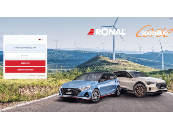 Ronal ueberarbeitet Haendlerwebshop