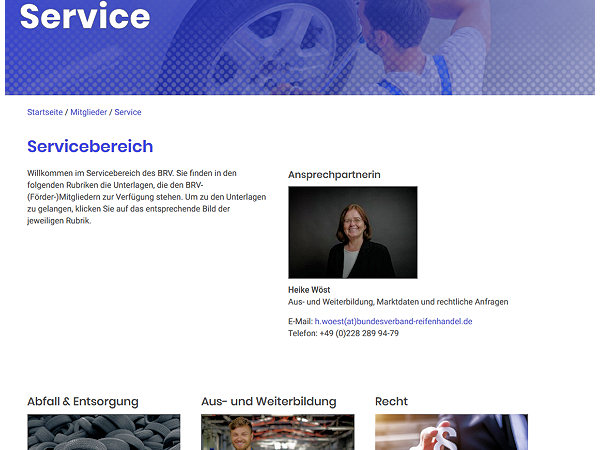 Servicebereich BRV