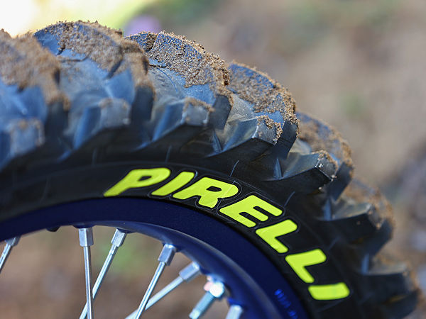 Die WM-Titel mit der Nummer 80 und 81 im Motocross für Pirelli haben Prado Garcia (MXGP-Klasse) und Andrea Adamo (MX2-Klasse) jeweils auf Reifen des Typs „Scorpion MX32“ des Herstellers eingefahren (Bild: Pirelli)
