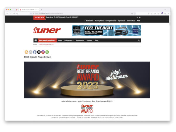 Eurotunter Award klein
