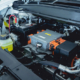 Motorraum Elektroauto klein