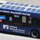 Nach dem Scheitern mit seinem Elektroauto Sion hat sich Sono Motors auf das B2B-Solargeschäft konzentriert, wozu unter anderem nachrüstbare Fotovoltaikpaneele für Busse zählen (Bild: Sono Motors)