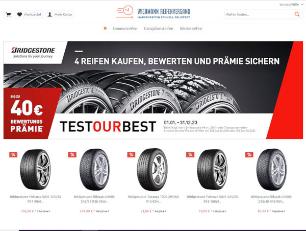 Wichmann Reifenversand Fake