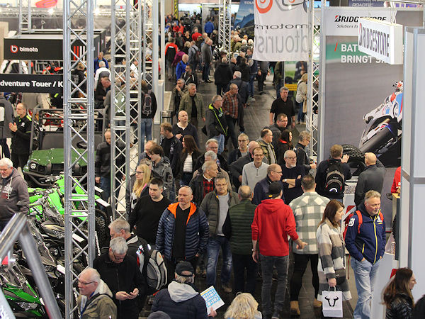 Zu der nächsten „Motorräder“-Messe in Dortmund erwarten die Veranstalter mehr als 100.000 Zweiradfans, wobei für die Fachbesucher unter ihnen auch eine Tagung ausgerichtet wird (Bild: NRZ/Christian Marx)