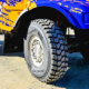 Seine Premiere gibt Prometeons „S02 Pista“ bei der Rallye Dakar an je zwei Iveco Powerstar und MAN TGA der dort startenden Teams Italtrans Racing bzw. Tibau – das Pirelli-Signet ist auf der Seitenwand des Lkw-Offroadreifens nirgends zu entdecken (Bild: Prometeon Tyre Group)
