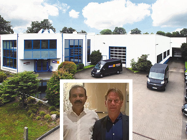 Die Wenzel Industrie GmbH feiert ihr 50-Jähriges, wobei Nandana Jayadewa Lokuwithana (im kleinen Bild links) als Chairman/Inhaber der Eignergruppe Onyx/Ferentino aus Sri Lanka, und Frank Knöpker, General Manager bei dem in Lilienthal bei Bremen ansässigen Unternehmen, „die 50 Jahre Know-how im Industriereifensegment Schritt für Schritt weiter ausbauen“ wollen (Bilder: Wenzel Industrie)