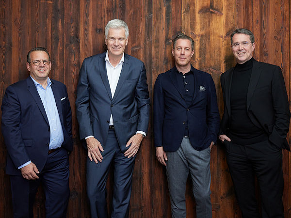 Andreas Radics (von links) als Geschäftsführer der Berylls-Einheiten und AlixPartners-Deutschland-Chef Andreas Rüter sollen die Integration leiten, während Berylls-CEO und -Mitgründer Dr. Jan Burgard die Rolle des Co-Leaders der globalen Automotive & Industrial Practice von AlixPartners übernehmen wird und Dr. Jan Dannenberg, Executive Partner und Mitgründer von Berylls, neben Rüter als Co-Leader für AlixPartners in Deutschland fungieren soll (Bild: AlixPartners)