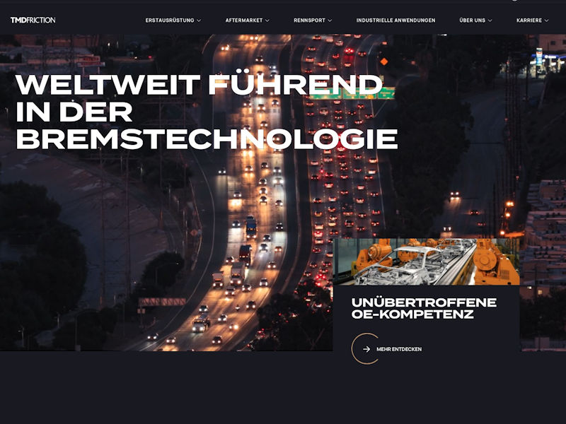 TMD Friction Website tb