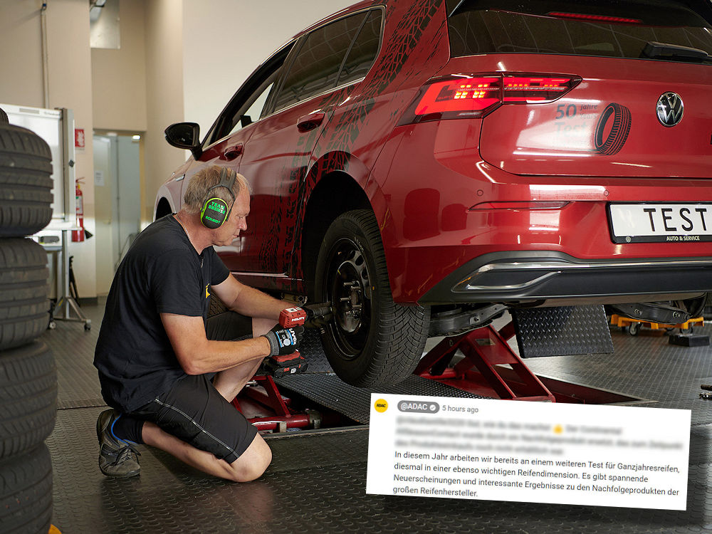 Wer beim aktuellen ADAC-Ganzjahresreifentest so manches aktuelle Produkt renommierter Hersteller vermisst, dem sei gesagt, dass der Klub eigenen Worten zufolge bereits an einem weiteren arbeitet und diesbezüglich „spannende Neuerscheinungen und interessante Ergebnisse zu den Nachfolgeprodukten der großen Reifenhersteller“ verspricht (Bilder: ADAC, YouTube/Screenshot)