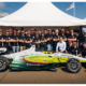 Beim Goodwood-Hillclimb hat das Team vom Politecnico di Milano und der Michigan State University mit einer Höchstgeschwindigkeit von 179 km/h die alte Bestmarke von knapp 163 km/h deutlich verbessern können mit seinem auf Bridgestone-Reifen rollenden und von einer KI gesteuerten AV-24 (Bild: Bridgestone)