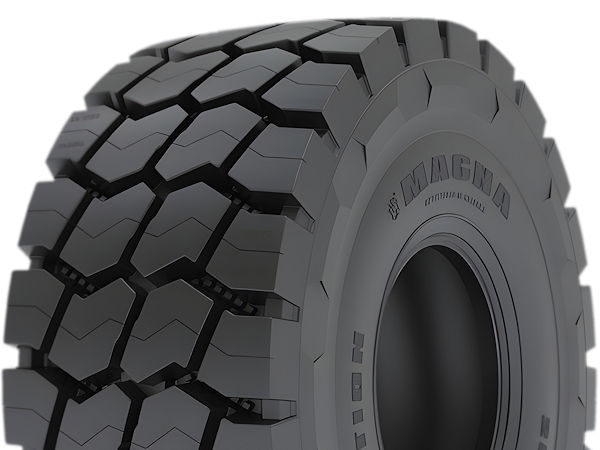 Der „M-Traction“ in 29.5 R25 ist einer der neuen Reifen im Magna-Lieferprogramm (Bild: Magna Tyres)