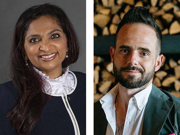 Goodyear hat in Mamatha Chamarthi (links) einen neuen Chief Digital Officer und mit Will Roland zugleich einen neuen Chief Marketing Officer – beide kommen von dem Automobilhersteller Stellantis ins Unternehmen (Bilder: Goodyear)