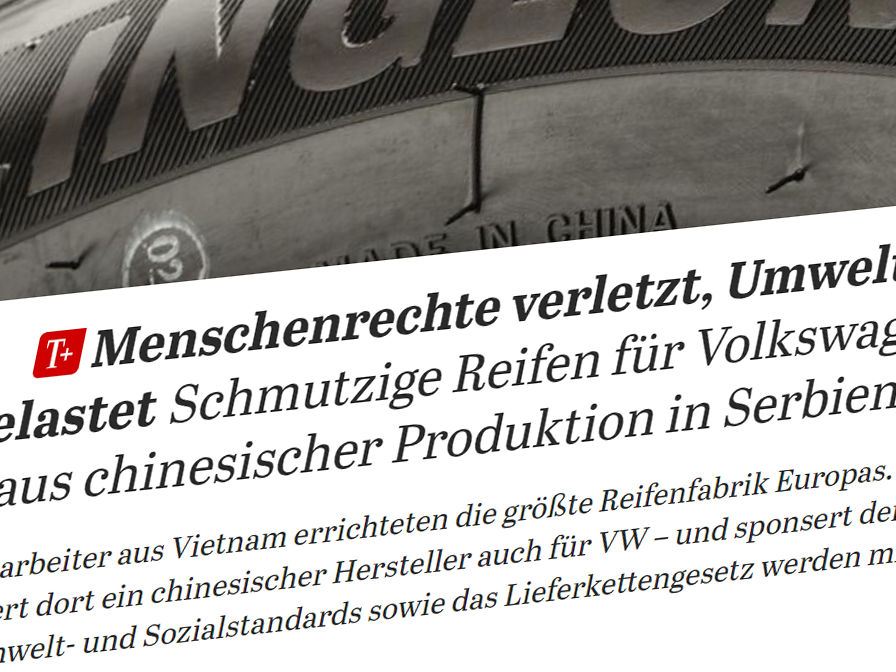 Schmutzige Reifen tb