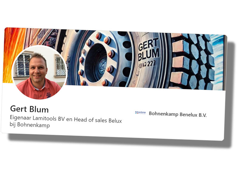 Seit Jahresanfang steht Gert Blum in Diensten von Bohnenkamp Benelux B.V. und fungiert dort nun als Vertriebsleiter für die Märkte in Belgien und Luxemburg (Bild: LinkedIn/Screenshot)