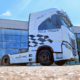 Der batterieelektrisch betriebene S eWay von Iveco kommt dieses Jahr erstmals als E Pace Truck in den Rennen der European Truck Racing Championship zum Einsatz